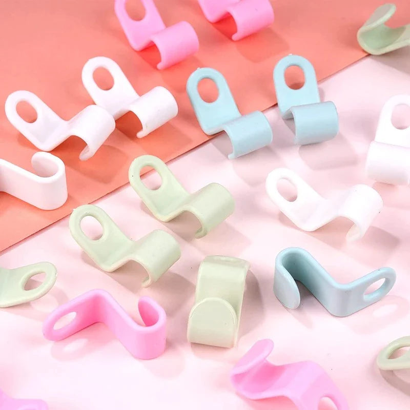 40PCS Clothes Hanger Connector Hooks – Space-Saving Closet Organizer for Hangers, Belts, Bags & Accessories