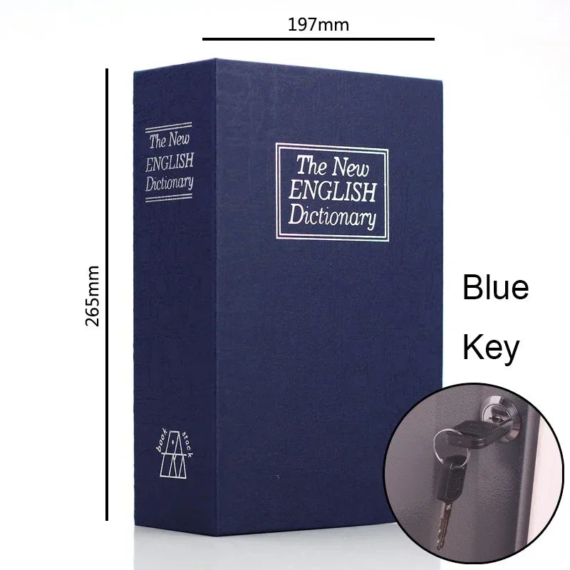 Dictionary Mini Book Safe – Hidden Security Lock Box for Cash, Keys, Jewelry & Valuables