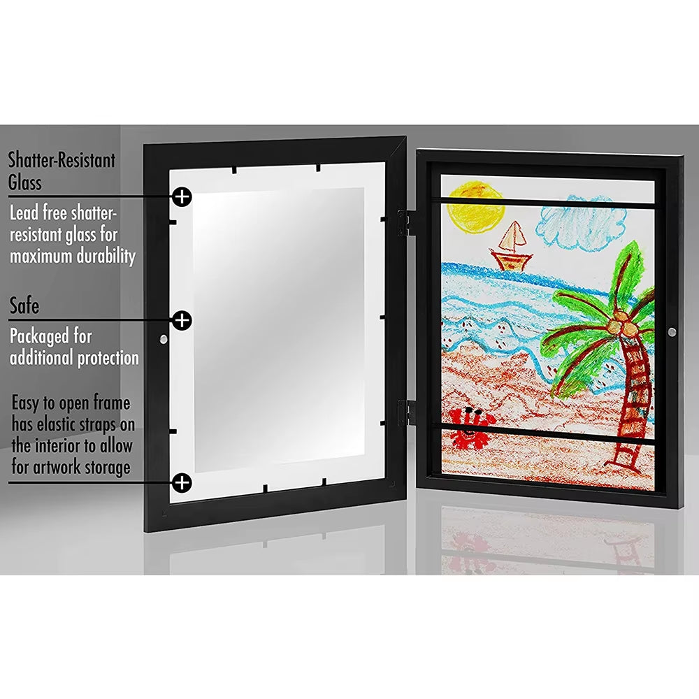 Children’s Art Frame – Magnetic Front-Opening Changeable Display for Kids’ Artwork, Posters, Photos & Paintings | Wall-Mount Home Decor
