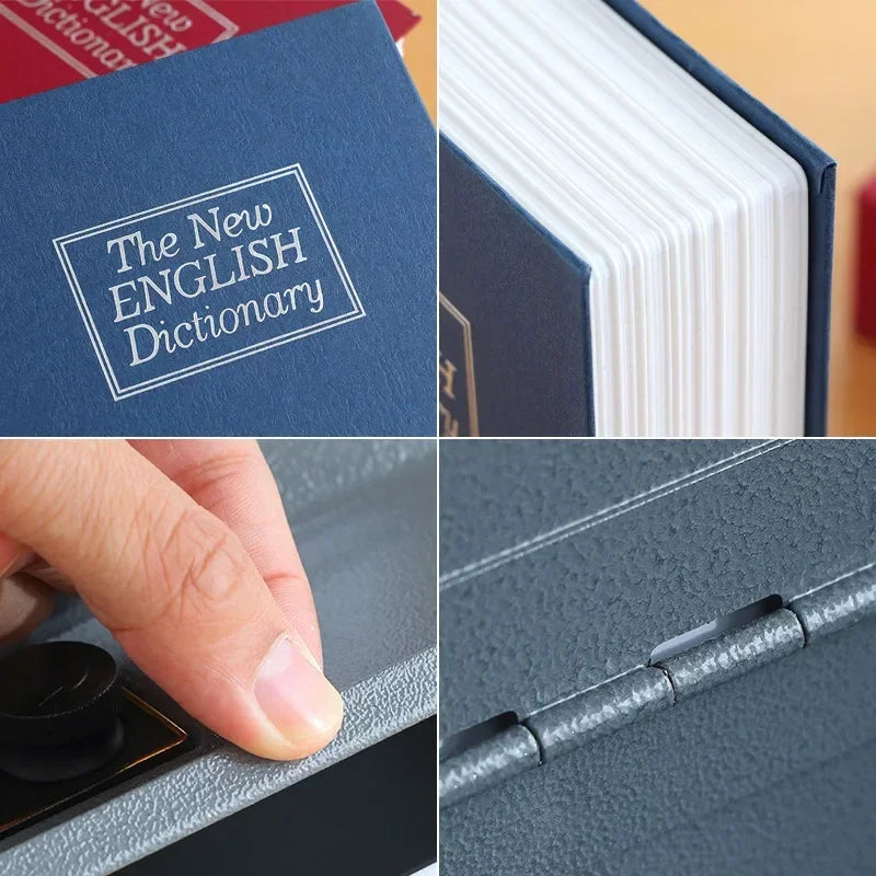 Dictionary Mini Book Safe – Hidden Security Lock Box for Cash, Keys, Jewelry & Valuables