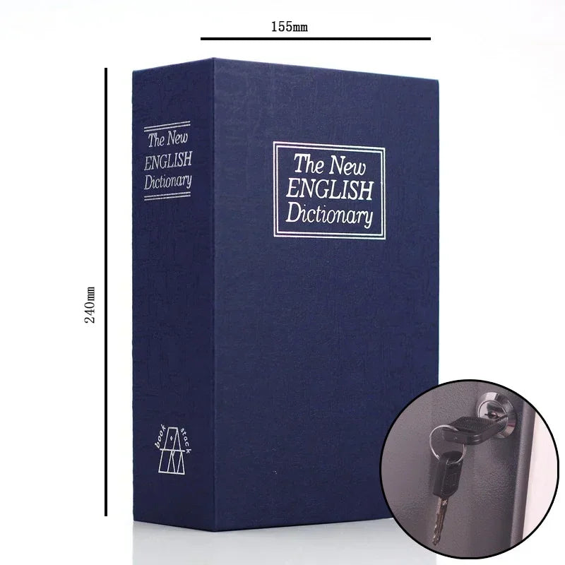 Dictionary Mini Book Safe – Hidden Security Lock Box for Cash, Keys, Jewelry & Valuables