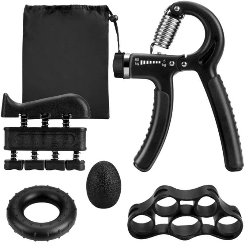 Adjustable Hand Grip Strengthener 5–60Kg – Grip & Forearm Exerciser for Strength Training, Rehab, Sports & Fitness