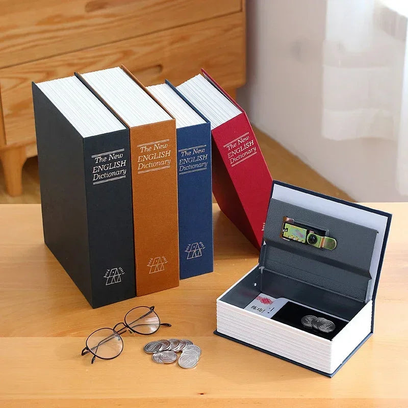 Dictionary Mini Book Safe – Hidden Security Lock Box for Cash, Keys, Jewelry & Valuables