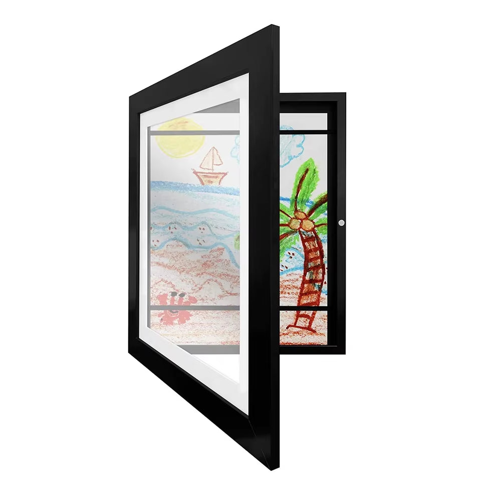 Children’s Art Frame – Magnetic Front-Opening Changeable Display for Kids’ Artwork, Posters, Photos & Paintings | Wall-Mount Home Decor