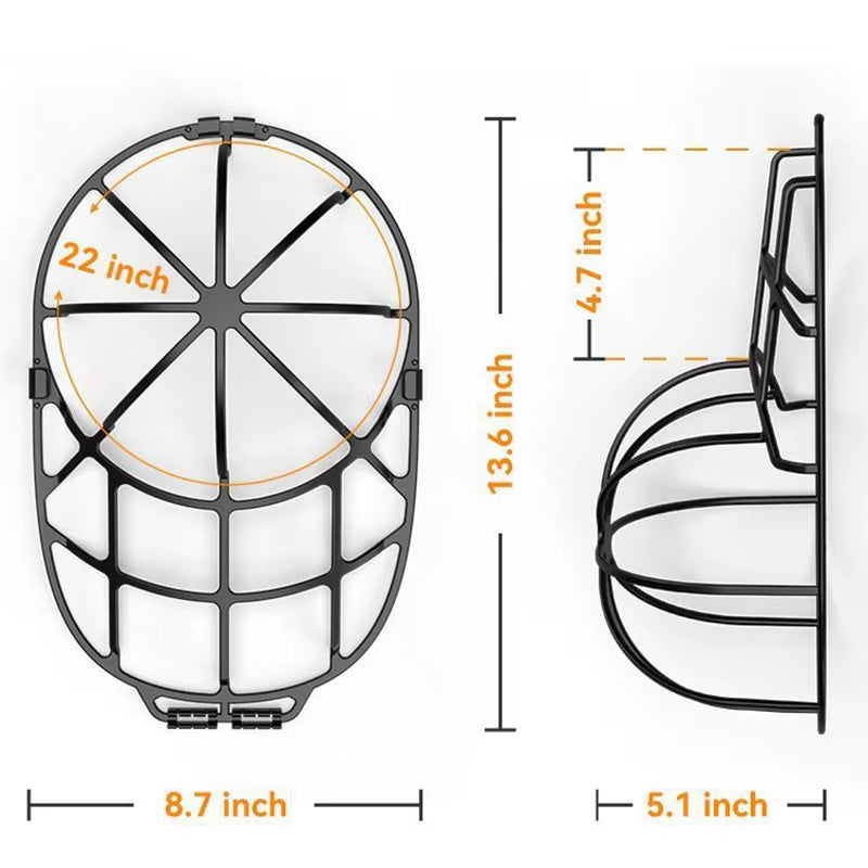 Hat Washer Frame – Cap Protection Holder for Cleaning & Shape Retention, Dishwasher & Laundry Safe