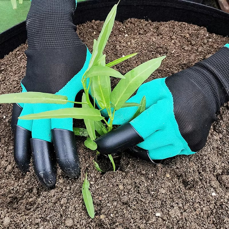 Clawterra™ Gardening Gloves – Waterproof, Stab-Resistant Planting & Digging Gloves with Built-In Claws