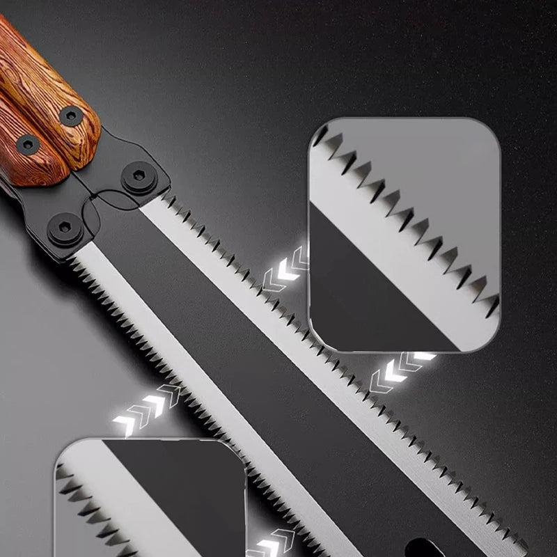 Multifunctional Folding Butterfly Saw – Double-Sided Handheld Woodworking & Logging Tool