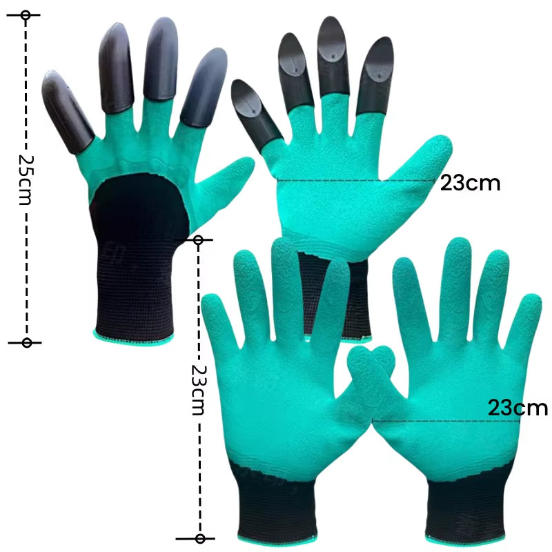 Clawterra™ Gardening Gloves – Waterproof, Stab-Resistant Planting & Digging Gloves with Built-In Claws