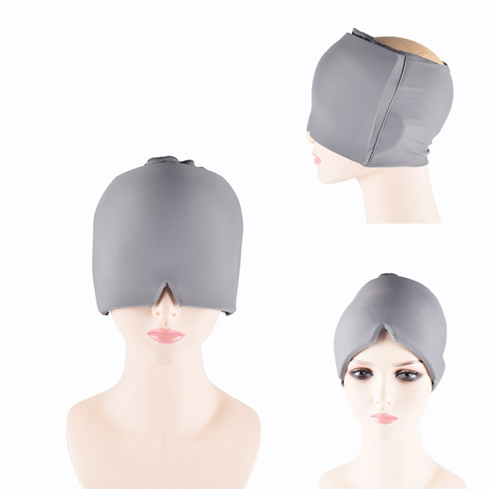 ThermiZen™ Cold Therapy Head Wrap & Eye Mask – Headache, Migraine & Stress Relief