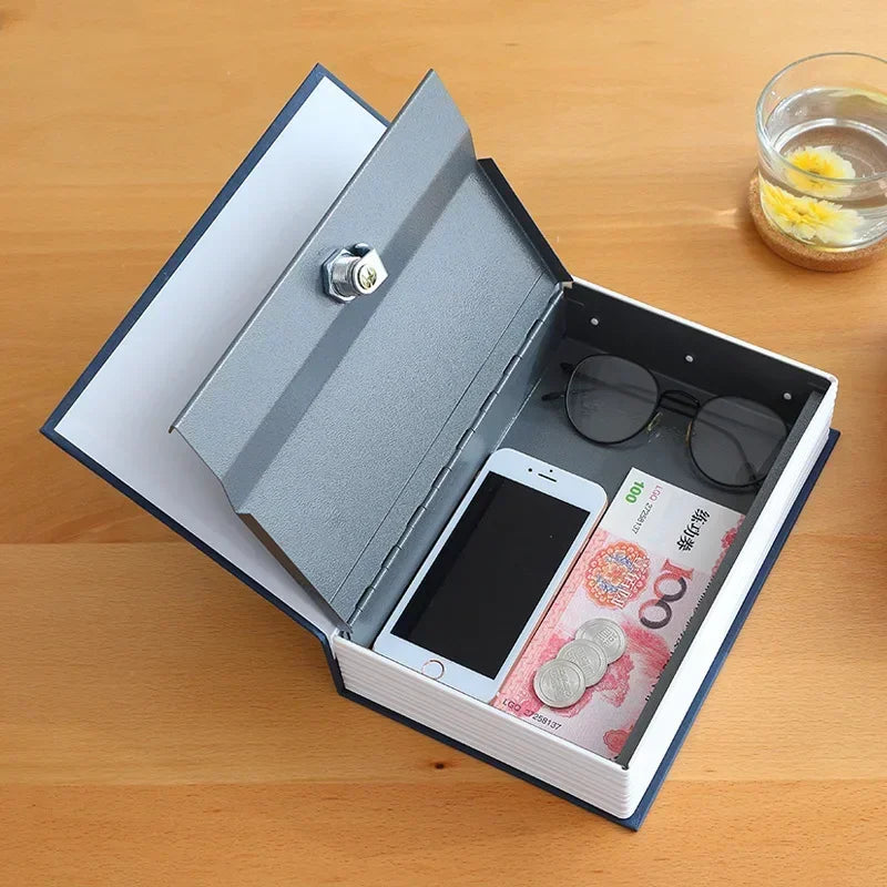 Dictionary Mini Book Safe – Hidden Security Lock Box for Cash, Keys, Jewelry & Valuables