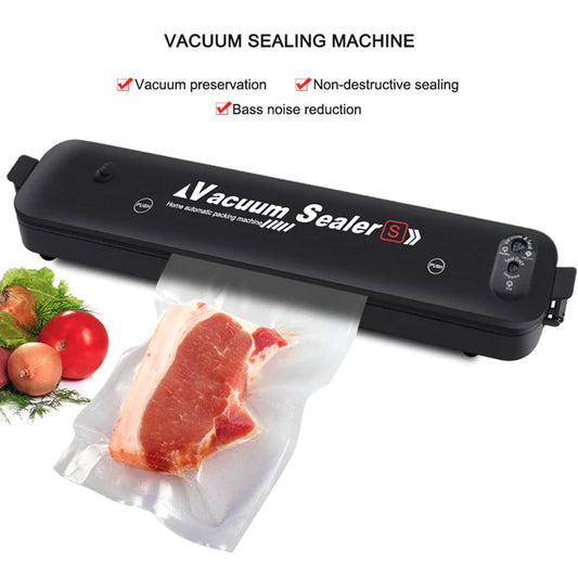 Automatic Vacuum Sealer Machine with Seal Bags – Food Preservation Saver for Dry & Wet Foods