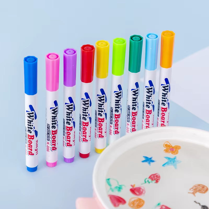 Magical Floating Water Pen Drawing Set with Spoon – Kids’ Creative Water Art Toy
