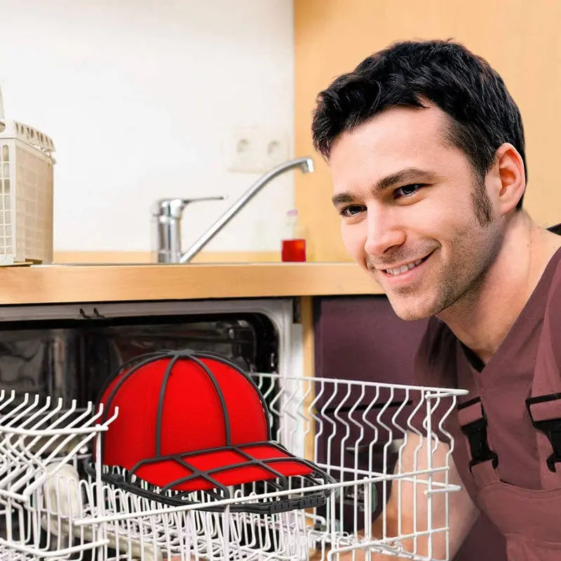 Hat Washer Frame – Cap Protection Holder for Cleaning & Shape Retention, Dishwasher & Laundry Safe