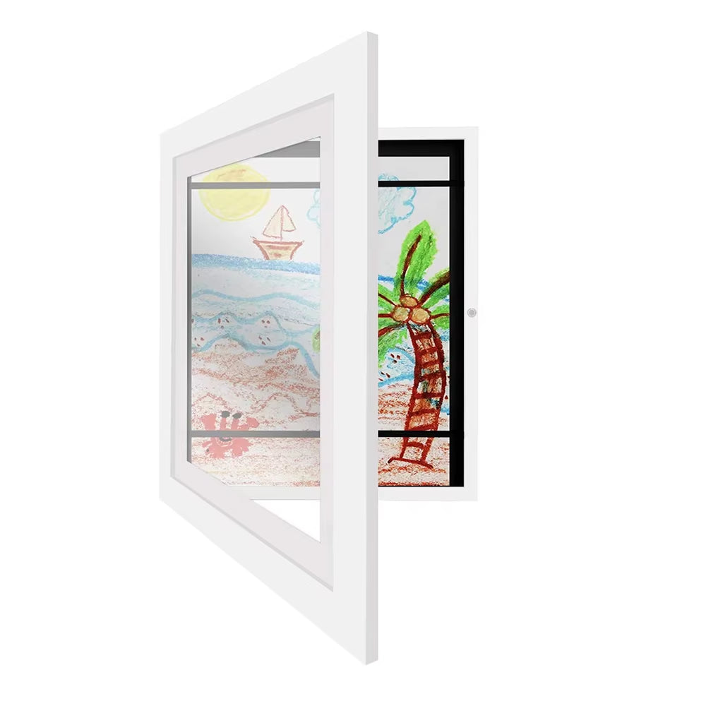Children’s Art Frame – Magnetic Front-Opening Changeable Display for Kids’ Artwork, Posters, Photos & Paintings | Wall-Mount Home Decor