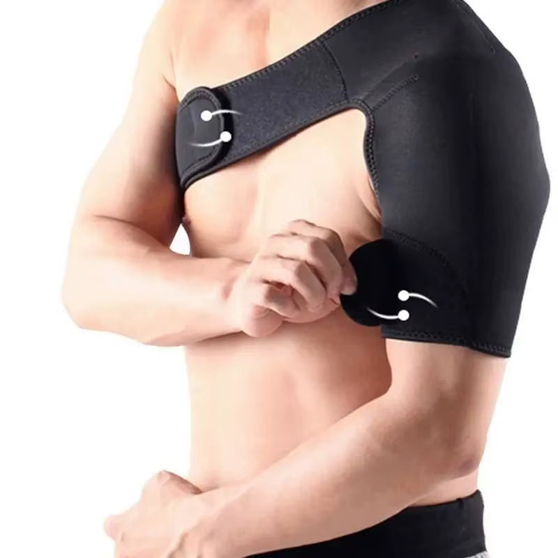 Adjustable Shoulder Brace with Pressure Pad – Support & Protection for Left or Right Shoulder