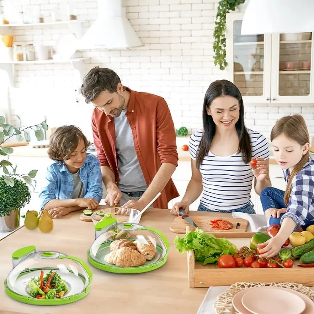 Clear Microwave Cover for Food – 10 Inch Splatter Guard with Handle & Steam Vent | BPA-Free Kitchen Gadget