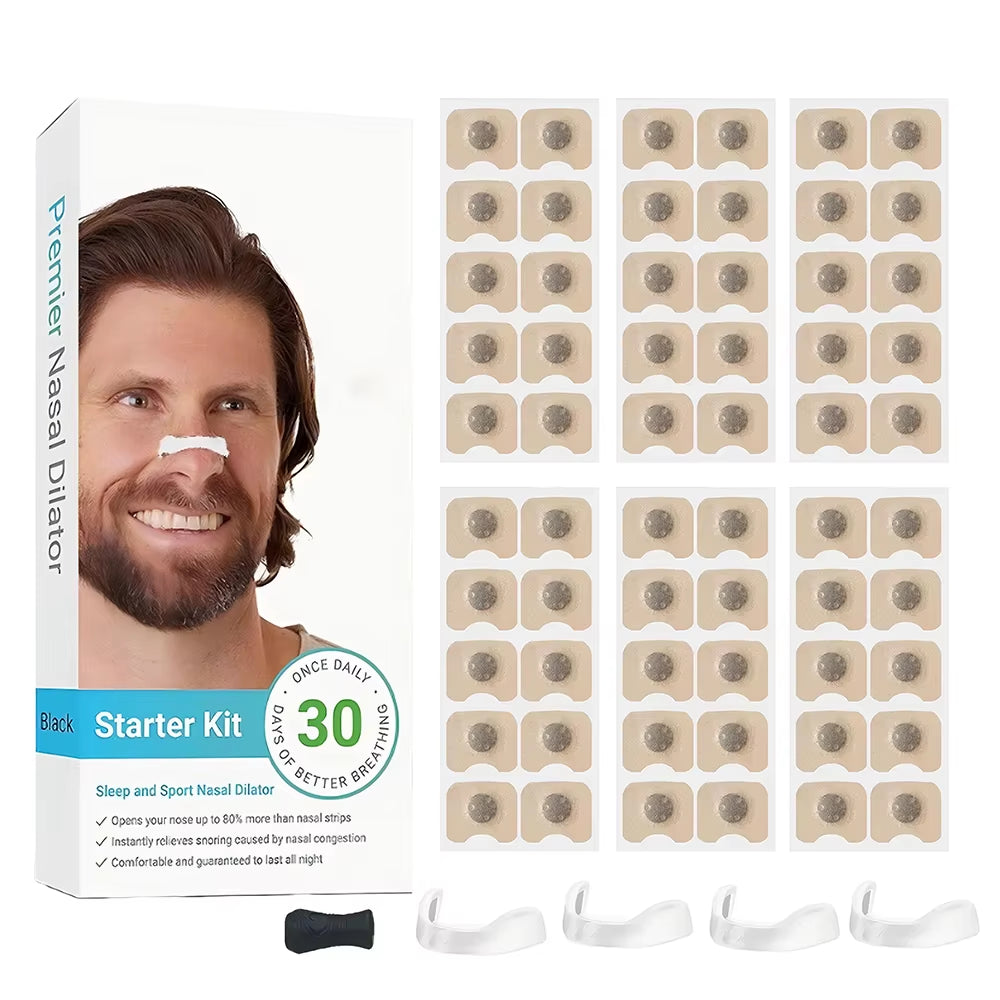 15 Pairs Magnetic Nasal Breathing Dilators Kit – Anti-Snoring, Sports Oxygen Booster & Allergy Relief Nose Clips