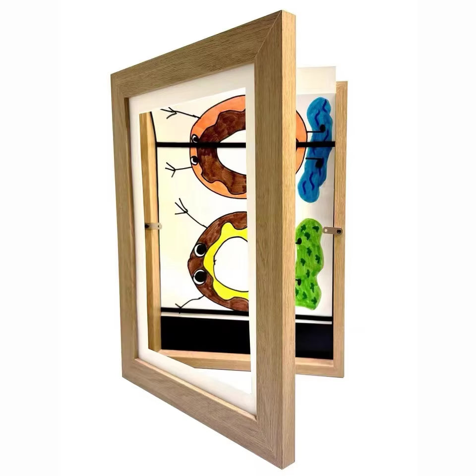 Children’s Art Frame – Magnetic Front-Opening Changeable Display for Kids’ Artwork, Posters, Photos & Paintings | Wall-Mount Home Decor