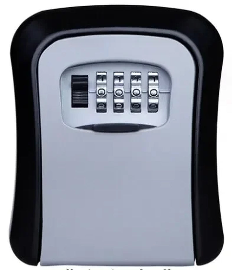 Waterproof Wall Mounted Key Lock Box – 4-Digit Combination Safe for 3–8 Keys | Secure Key Storage for Home, Office & Rentals