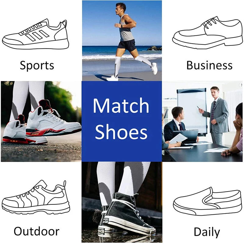 Medical Compression Socks 20-30 mmHg for Men & Women – Circulation Support for Nurses, Running, Travel & Varicose Veins