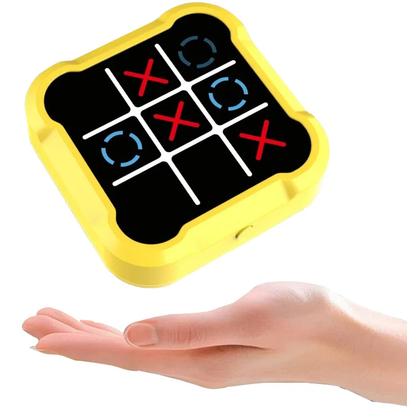 Tic-Tac-Toe Electronic Puzzle Battle Game – Interactive Parent-Child Travel Toy with Multiple Play Modes