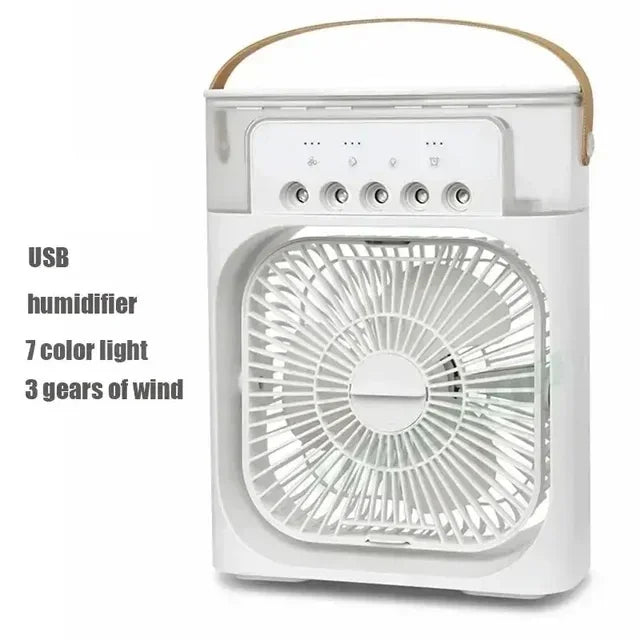 PolarBreeze™ 3-in-1 Mini Air Cooler Fan | Portable Air Conditioner, Humidifier & LED Night Light