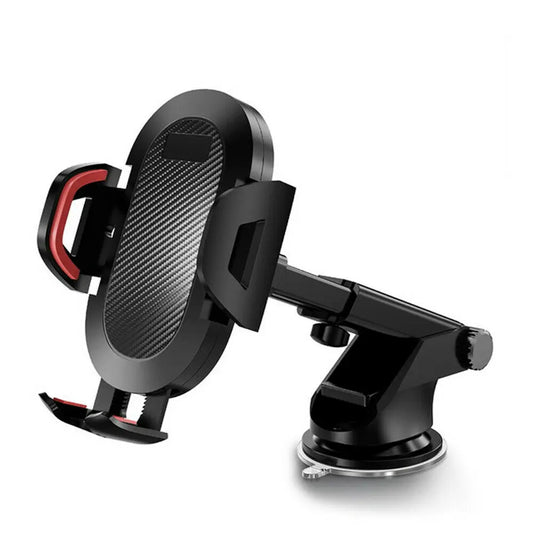 Universal Car 360° Rotate Phone Holder Mount with Retractable Arm & Strong Suction Cup for 4.7–6.8" Smartphones