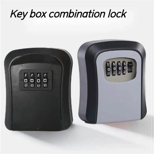 Waterproof Wall Mounted Key Lock Box – 4-Digit Combination Safe for 3–8 Keys | Secure Key Storage for Home, Office & Rentals