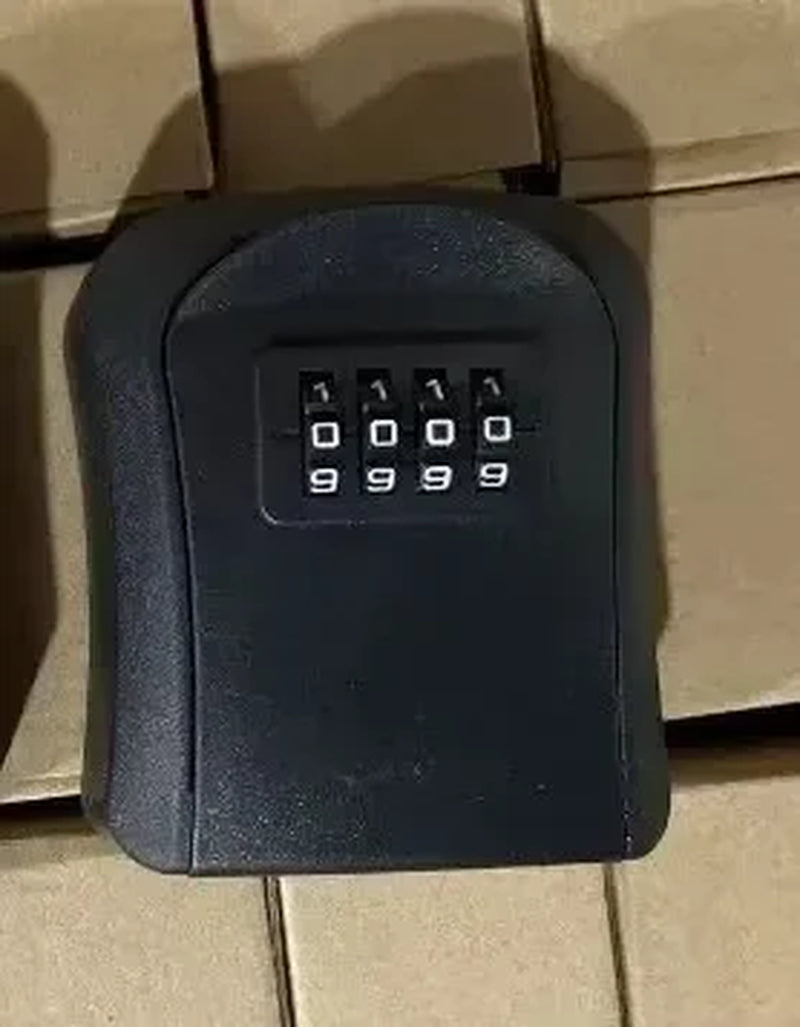 Waterproof Wall Mounted Key Lock Box – 4-Digit Combination Safe for 3–8 Keys | Secure Key Storage for Home, Office & Rentals