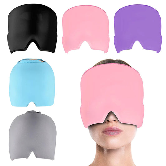 ThermiZen™ Cold Therapy Head Wrap & Eye Mask – Headache, Migraine & Stress Relief