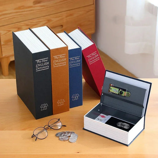 Dictionary Mini Book Safe – Hidden Security Lock Box for Cash, Keys, Jewelry & Valuables