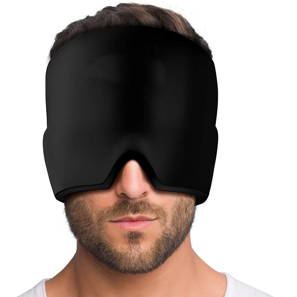 ThermiZen™ Cold Therapy Head Wrap & Eye Mask – Headache, Migraine & Stress Relief