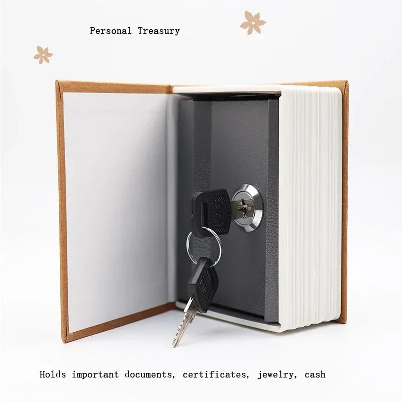 Dictionary Mini Book Safe – Hidden Security Lock Box for Cash, Keys, Jewelry & Valuables