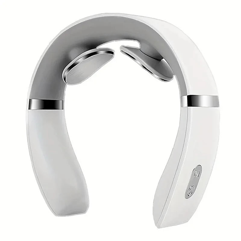 Portable Electric Neck Massager with Heat Therapy – Mini Relaxation Device for Shoulder & Neck Pain Relief