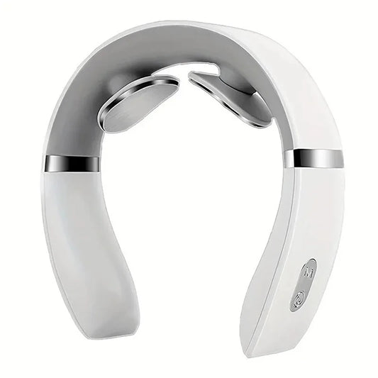 Portable Electric Neck Massager with Heat Therapy – Mini Relaxation Device for Shoulder & Neck Pain Relief