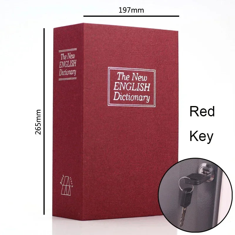 Dictionary Mini Book Safe – Hidden Security Lock Box for Cash, Keys, Jewelry & Valuables