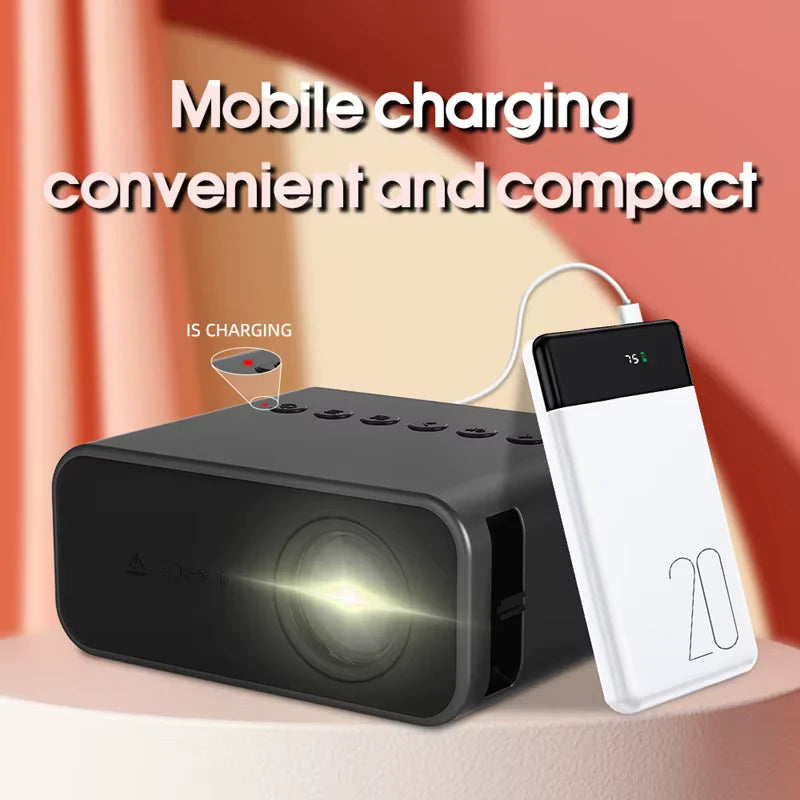 Xiaomi Mini 8K HD Portable Projector – Compact Home Theater for Movies, Gaming & Kids Entertainment