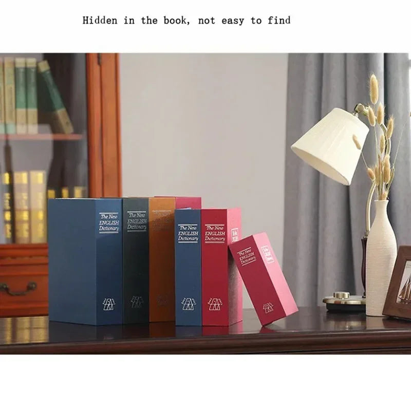 Dictionary Mini Book Safe – Hidden Security Lock Box for Cash, Keys, Jewelry & Valuables