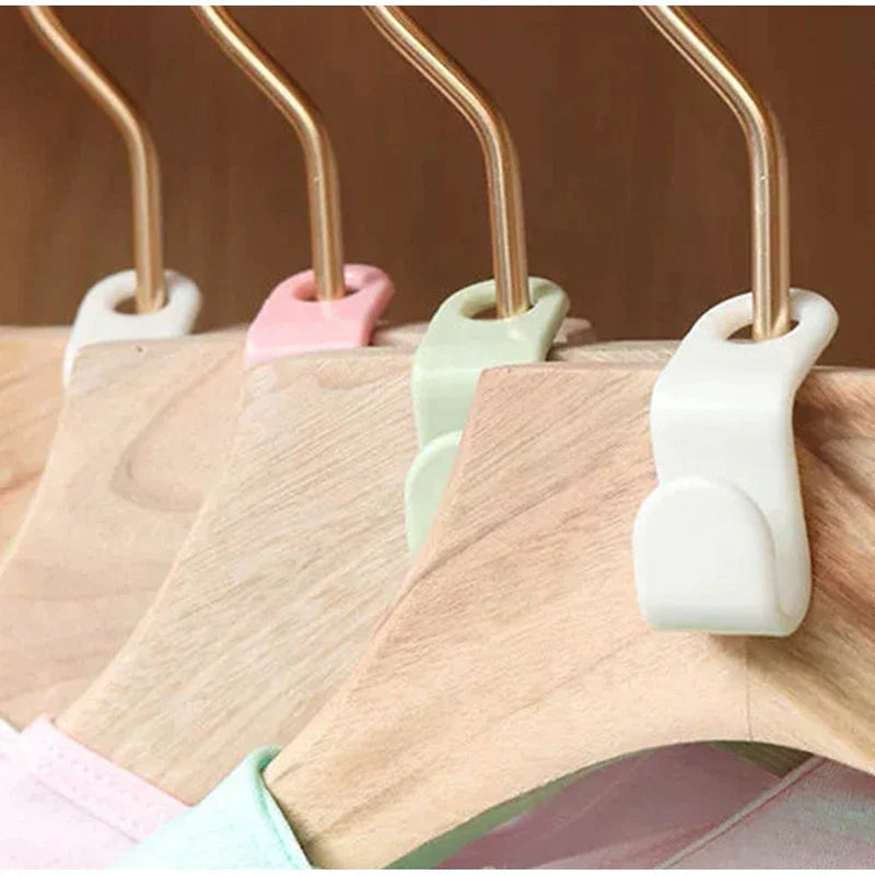 40PCS Clothes Hanger Connector Hooks – Space-Saving Closet Organizer for Hangers, Belts, Bags & Accessories