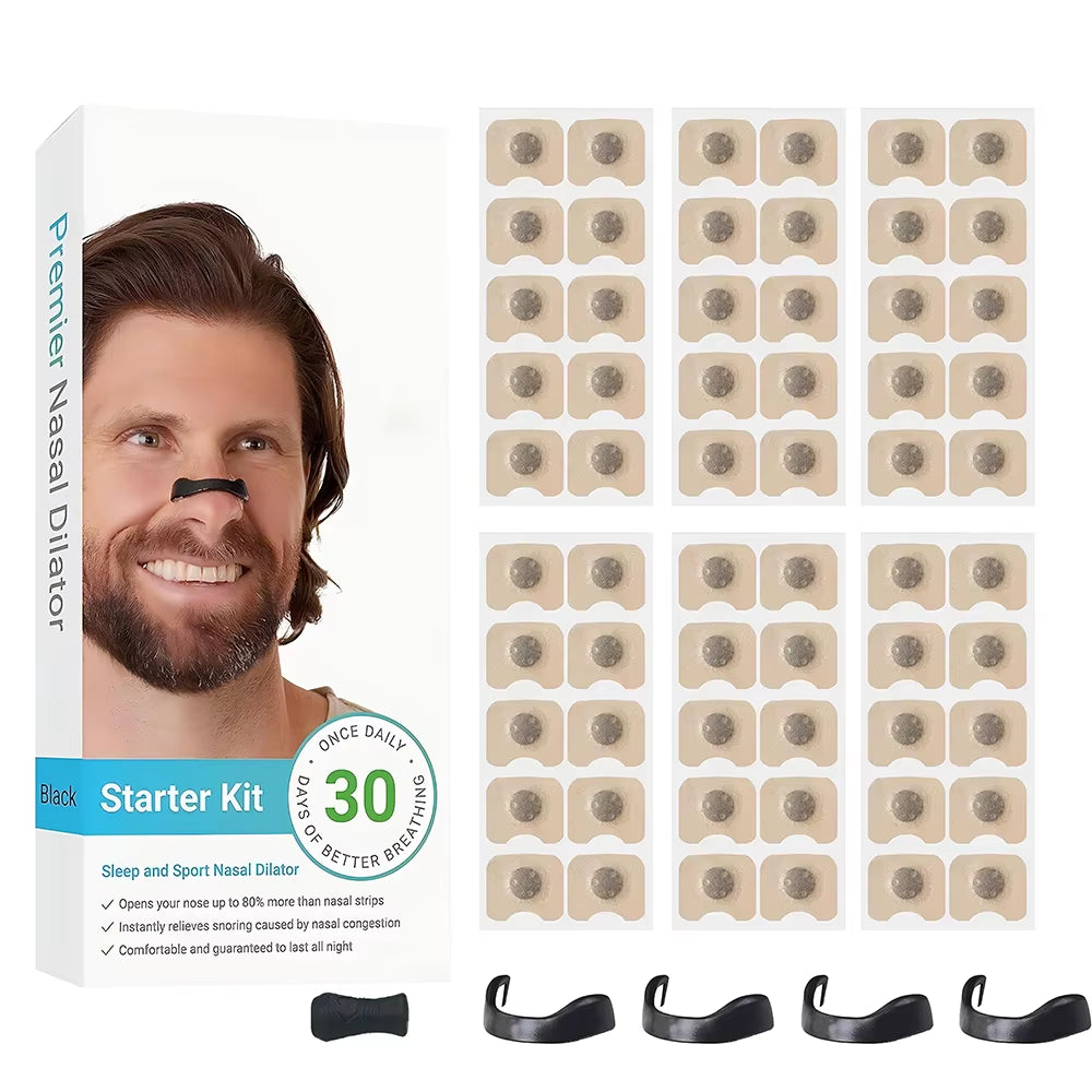 15 Pairs Magnetic Nasal Breathing Dilators Kit – Anti-Snoring, Sports Oxygen Booster & Allergy Relief Nose Clips