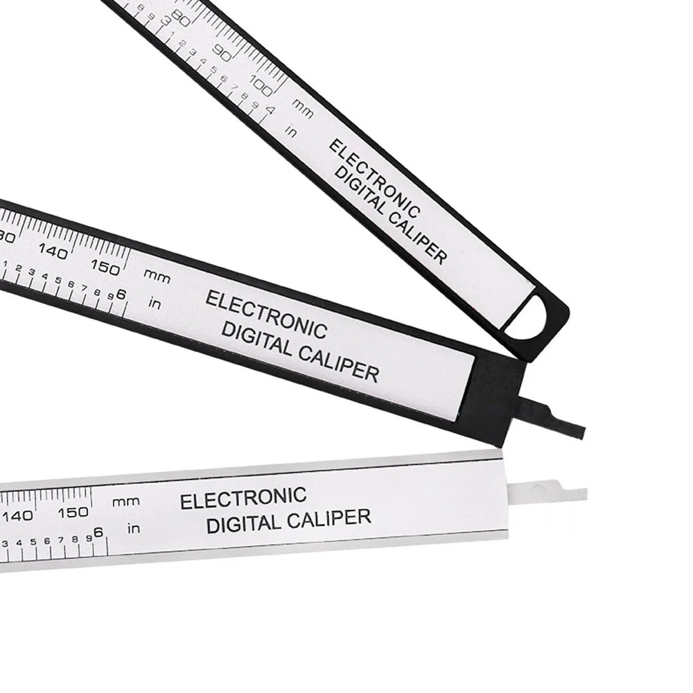 Electronic Digital Caliper – Carbon Fiber Vernier Caliper Gauge Micrometer Measuring Tool (100mm/150mm)